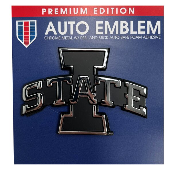 I-State Black and Chrome Auto Emblem